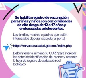 requisitos y lugares vacunacion menores en todo el estado 3
