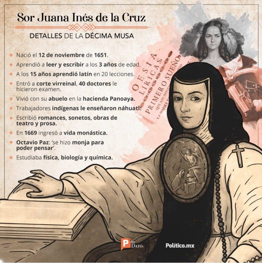 12 noviembre sor juana nace