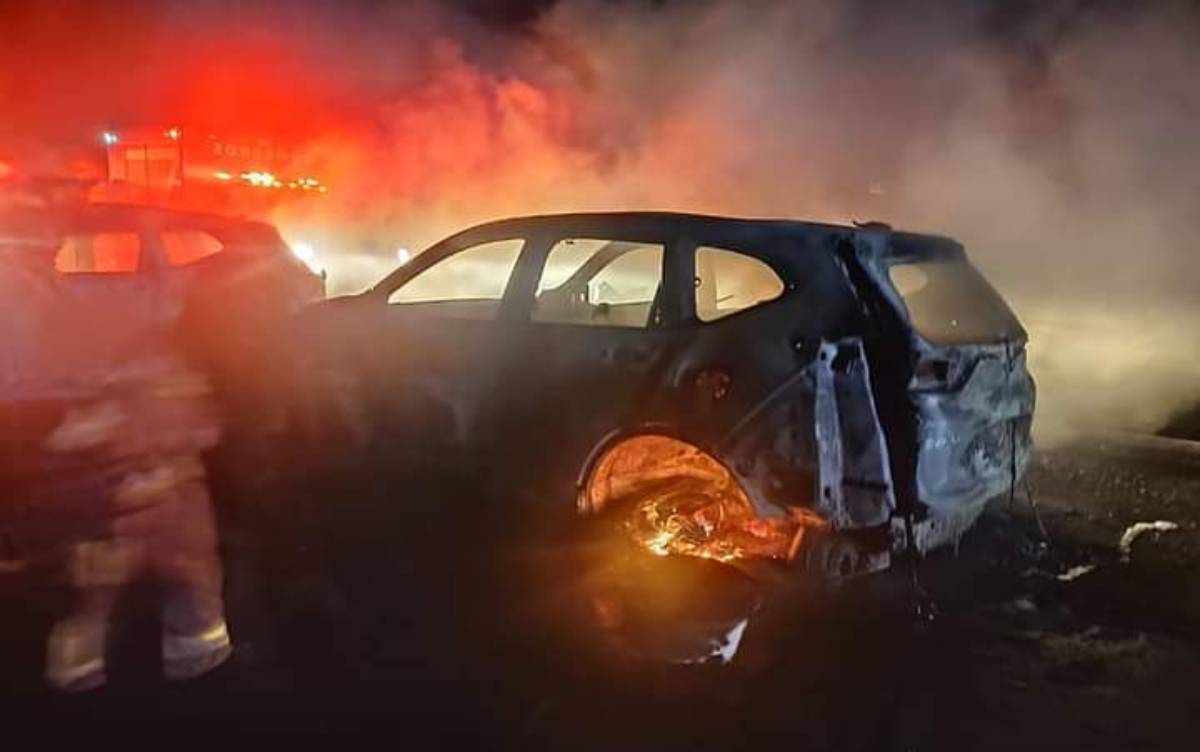 incendio silao camionetas