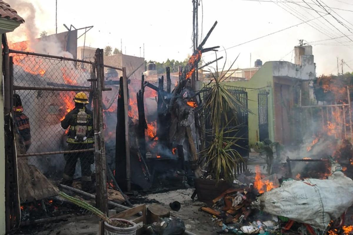 casa incendiada