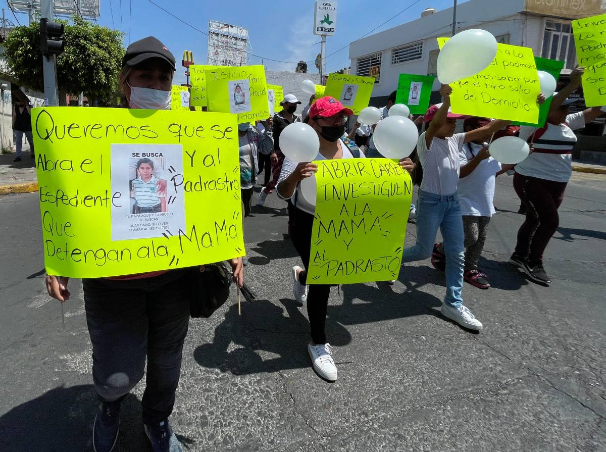 protesta buscan ninio