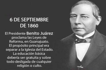 6 SEPTIEMBRE LEYES DE REFORMA