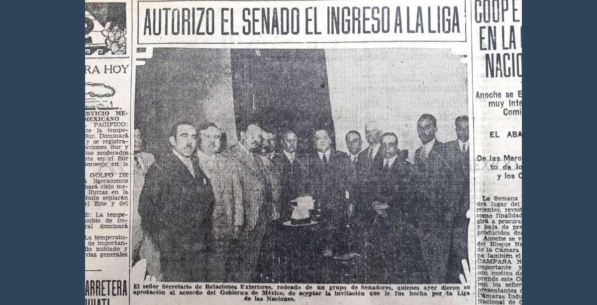 Efemérides 9 De Septiembre 1931 México Ingresa A La Sociedad De Las Naciones 6672