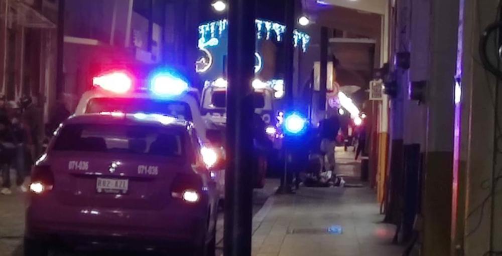 centro hombre baleado