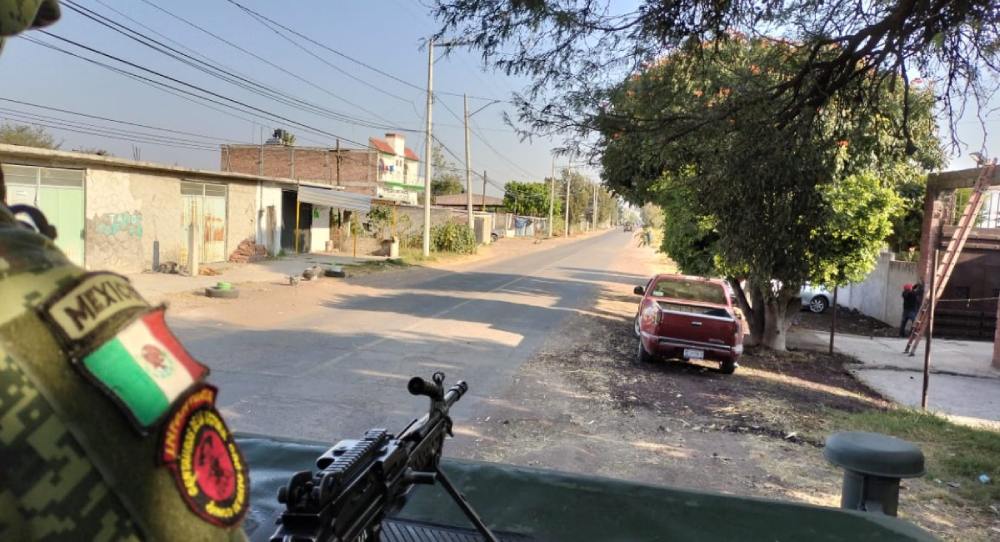 soldados calles celaya
