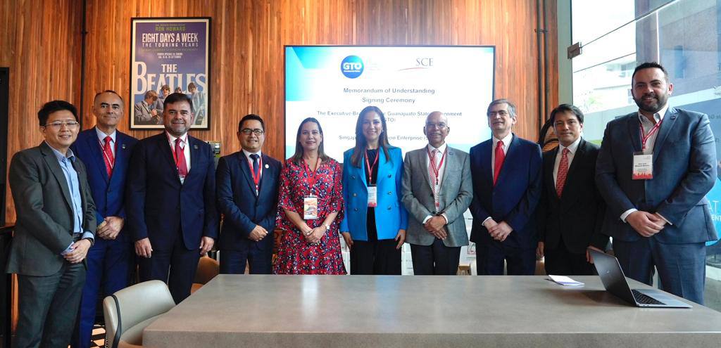 Inician gira en Singapur 5 funcionarios estatales y los Alcaldes de Celaya e Irapuato viaje singapur