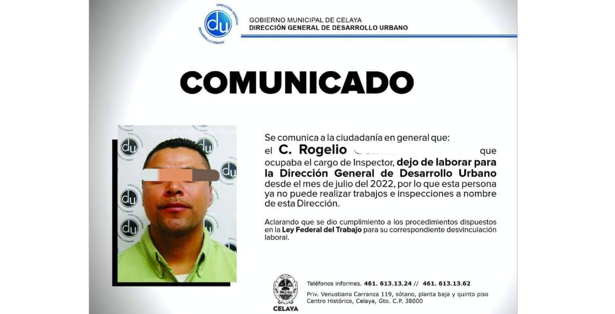 comunicado desarrollo urbano