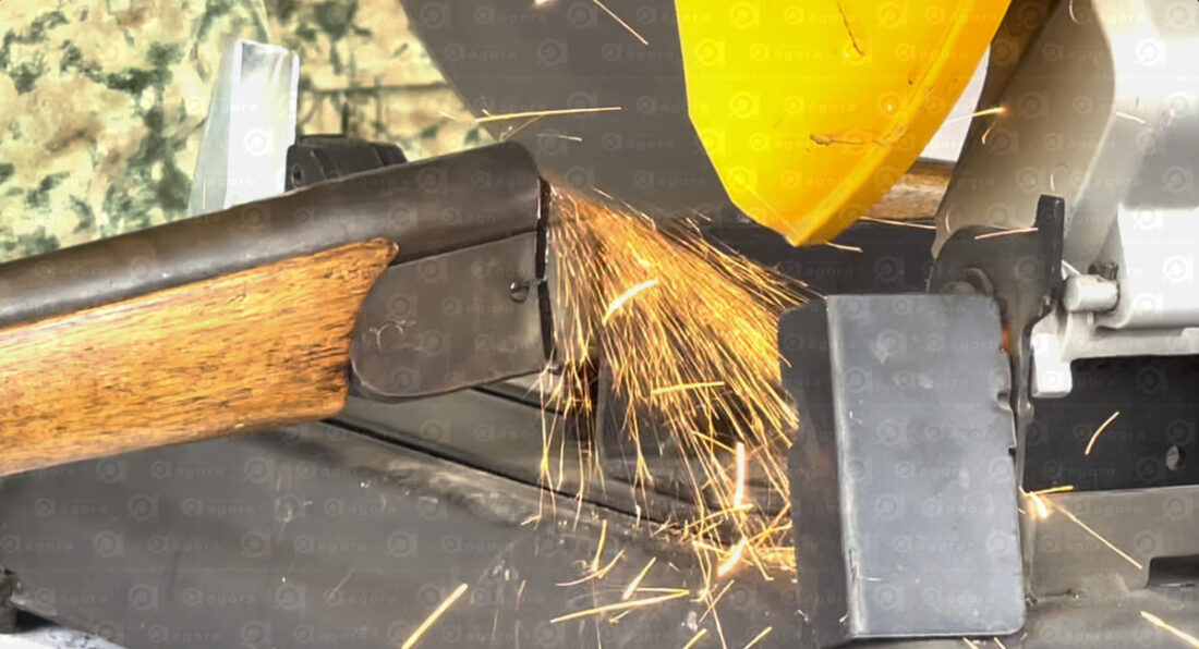 destruccion de armas