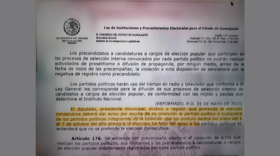 Ley de procedimientos electorales