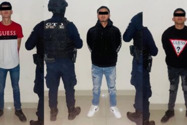 tres detenidos