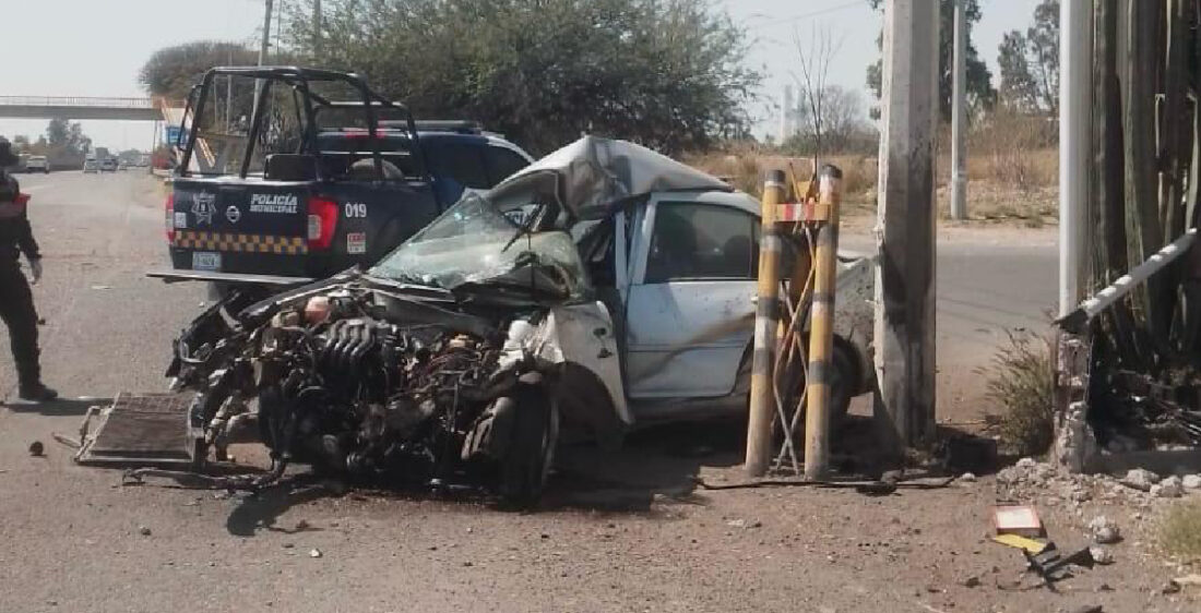 Choque en Celaya Salamanca