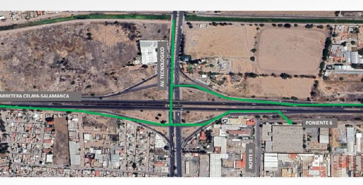 Celaya Norte entrada alternativa
