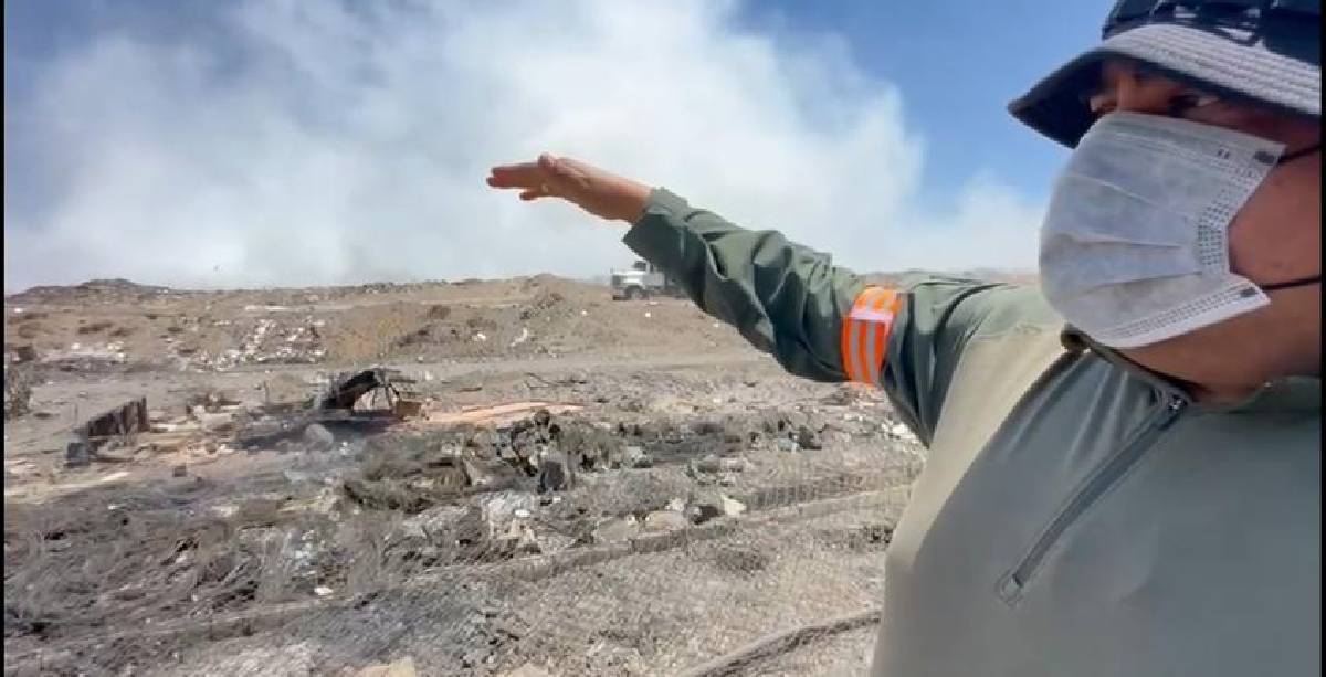 causante del incendio