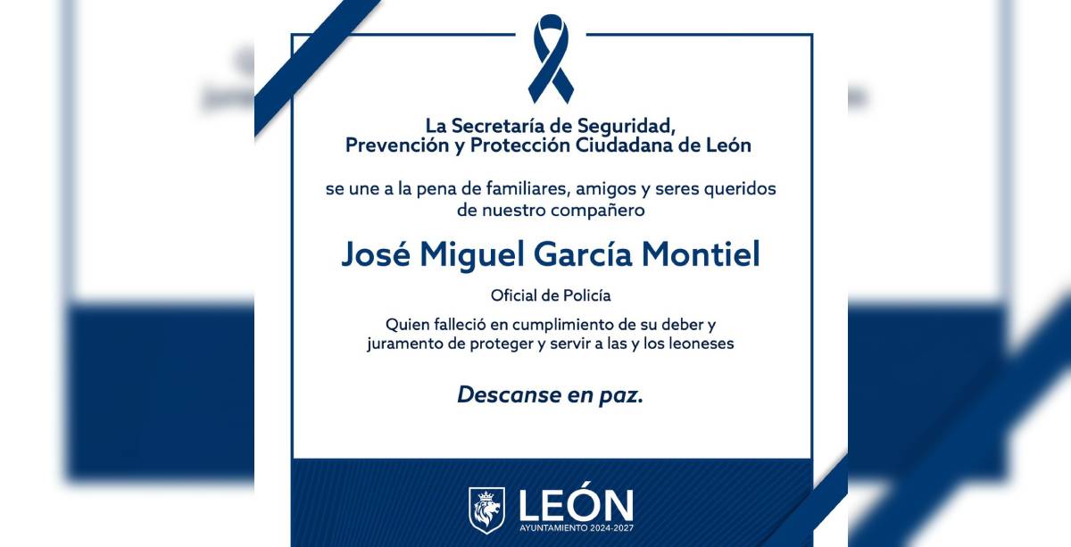policia asesinado leon