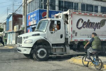 camion de basura celaya