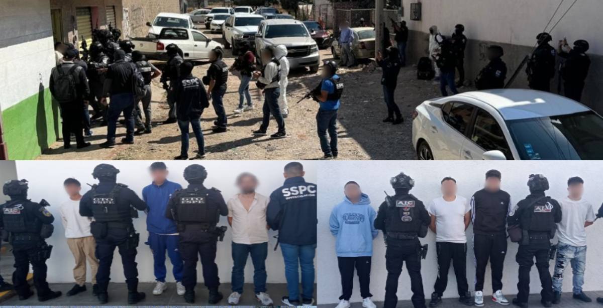 Detienen a 7 de una célula relacionada con homicidios cometidos en León leon 1