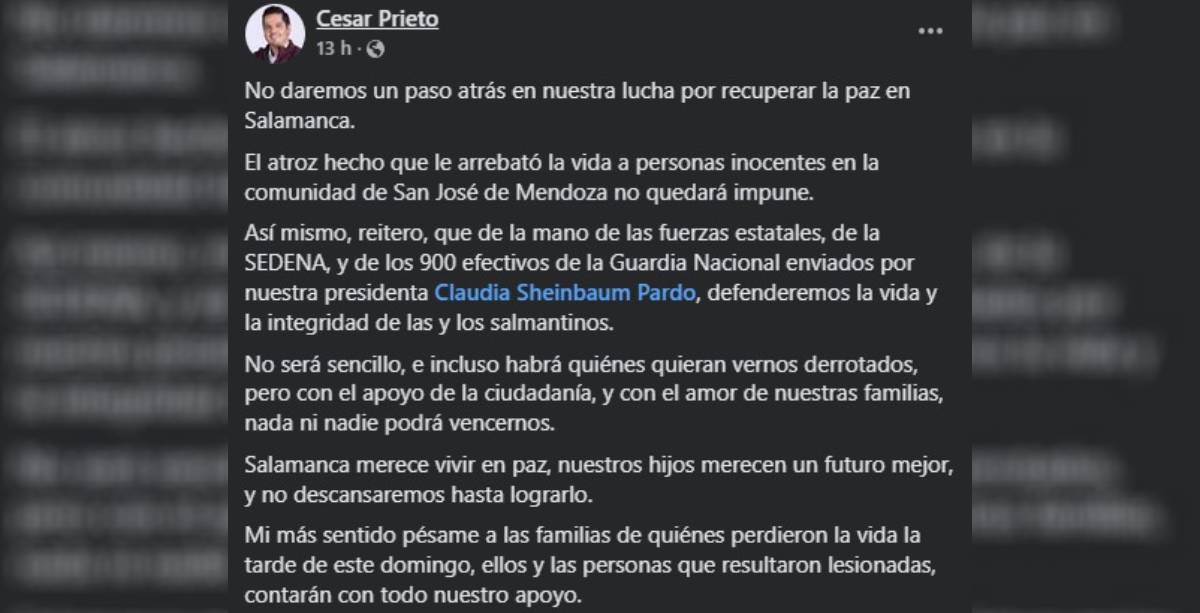 Comunicado masacre