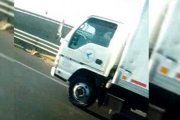camion baleado