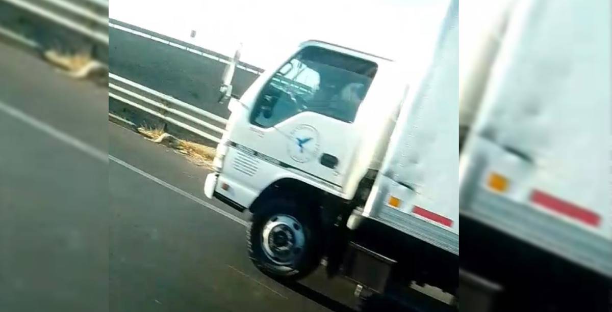 camion baleado