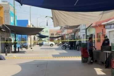 Motociclista asesinado en tianguis