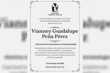 UCA estudiante sin vida