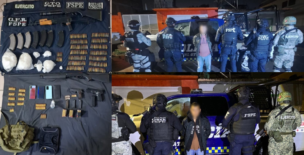 IRAPUATO DETENIDOS DROGA