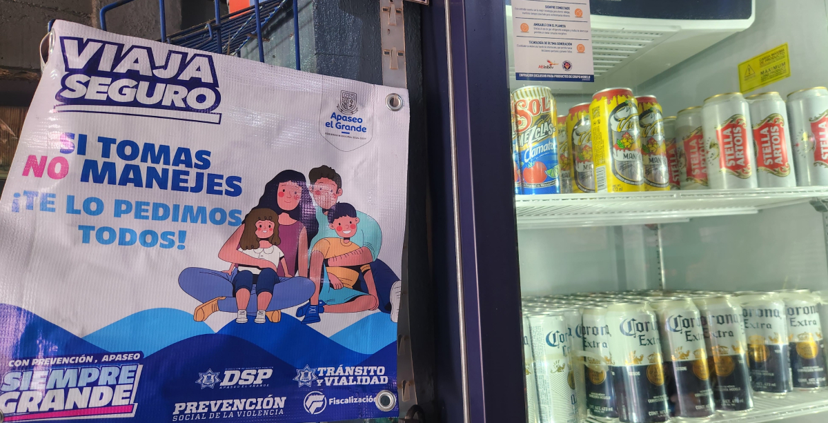 Venta de alcohol apaseo