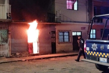 Vivienda incendiada