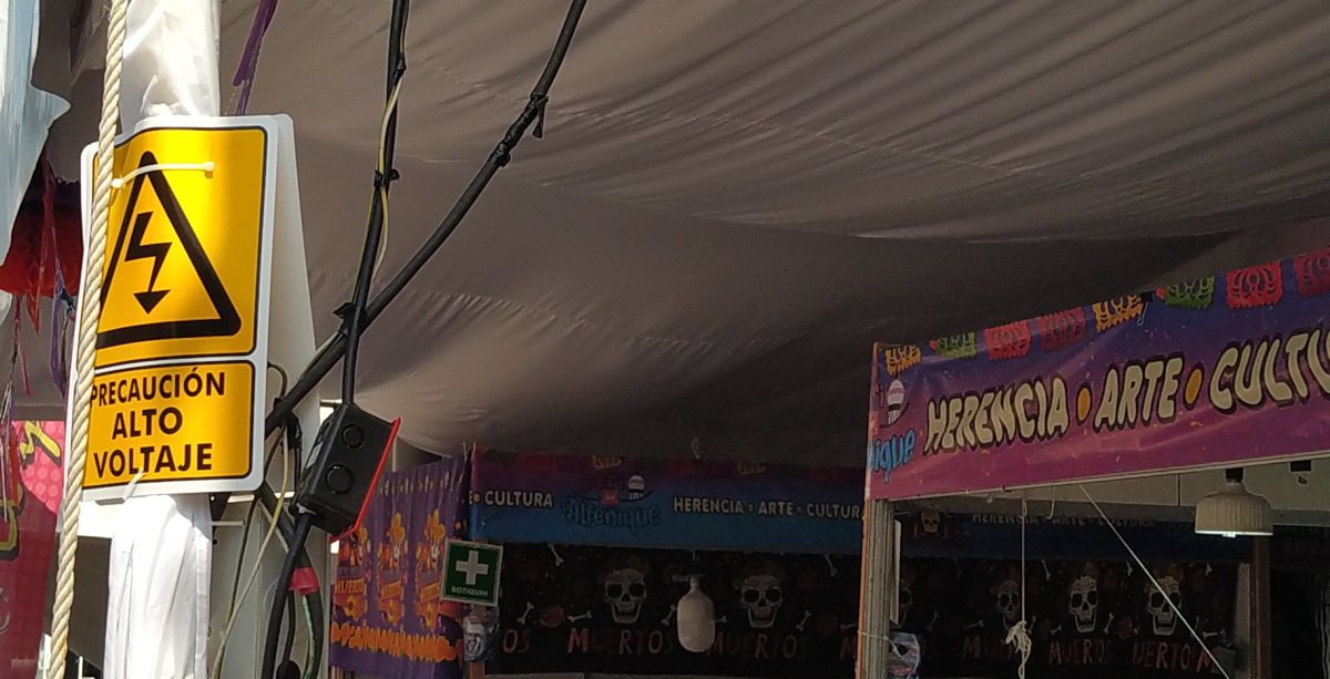 Feria del alfenique alto voltaje