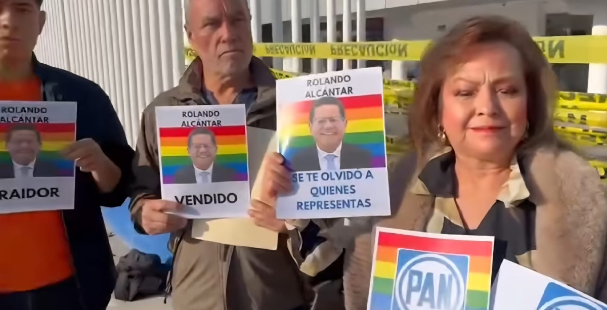 PAN protesta matrimonio