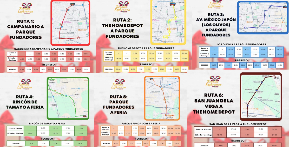 Rutas transporte publico