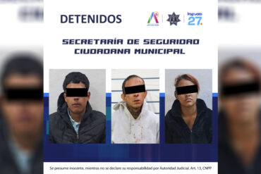 Detenidos extorsion bar