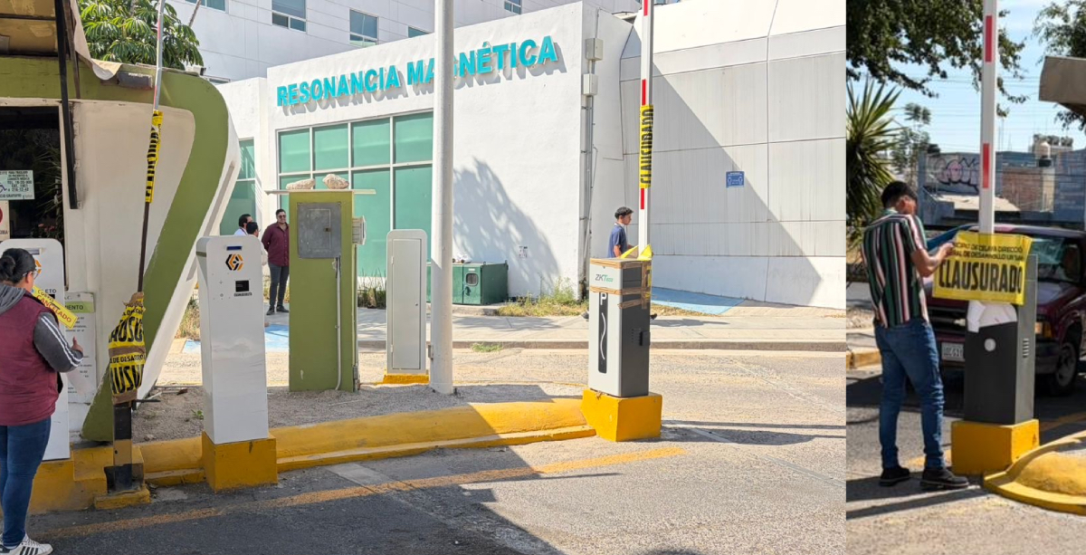 Estacionamiento MAC clausurado