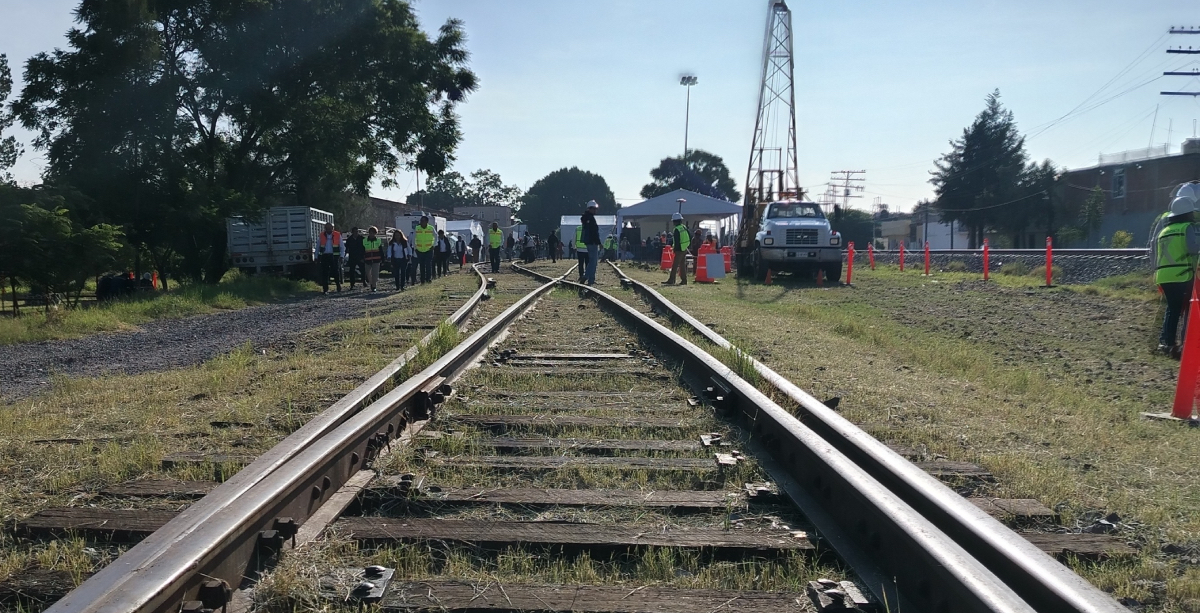 Obras tren de pasajeros Apaseo