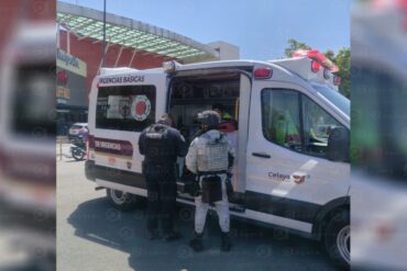 Ambulancia parque celaya