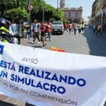 evacuan simulacro