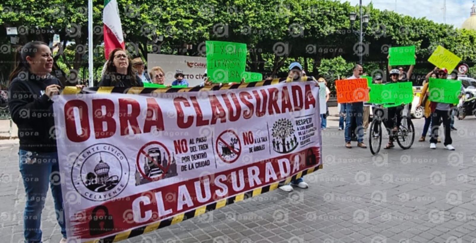 Ciudadanos protestan contra tren urbano; señalan ecocidio y división de la ciudad 735210762 1748626779795682 6929071008612995802 n e1783022744500