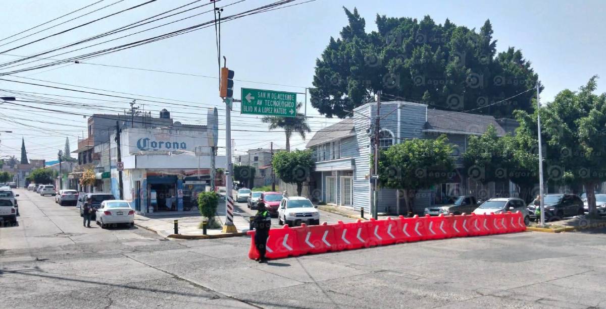 Inicia cierre vial en Camino a San José de Guanajuato sin complicaciones Cierre vial