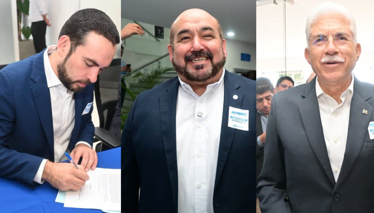 Se registran Alan, Luis Ernesto y Jorge como "defensores de la patria"; aspiran a la alcaldía de León LEON CANDIDATOS PAN