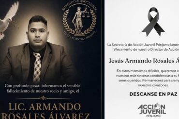 Jesús Armando Rosales, abogado e integrante del frente juvenil del PAN, falleció tras el ataque armado en una convivencia WhatsApp Image 2026 07 14 at 11.45.33 AM
