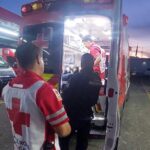 cruz roja herido