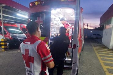 cruz roja herido