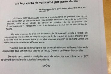 Boletin SCT